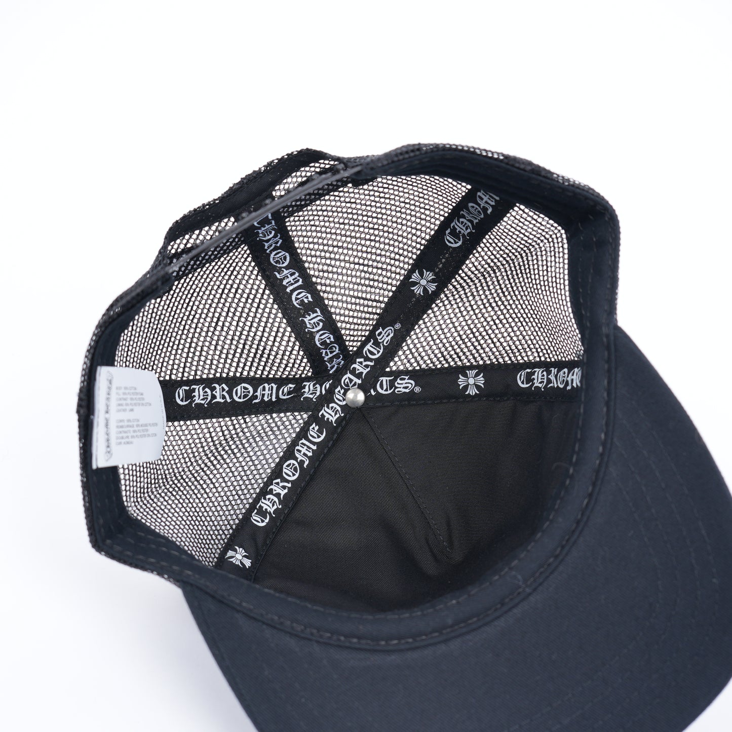 BLACK ON BLACK CEMETERY TRIPLE CROSS HAT