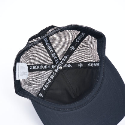 BLACK ON BLACK CEMETERY TRIPLE CROSS HAT