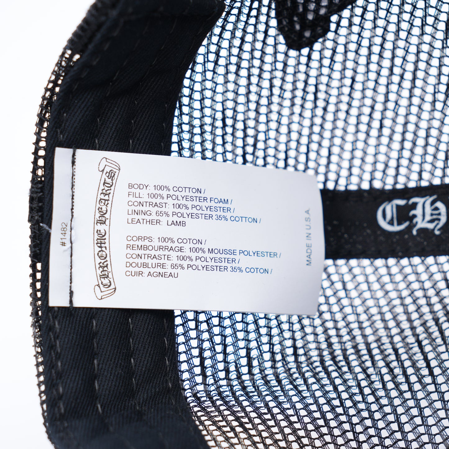 BLACK ON BLACK CEMETERY TRIPLE CROSS HAT