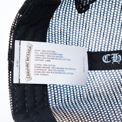 BLACK ON BLACK CEMETERY TRIPLE CROSS HAT