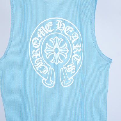 CHROME HEARTS BABY BLUE TANK TOP