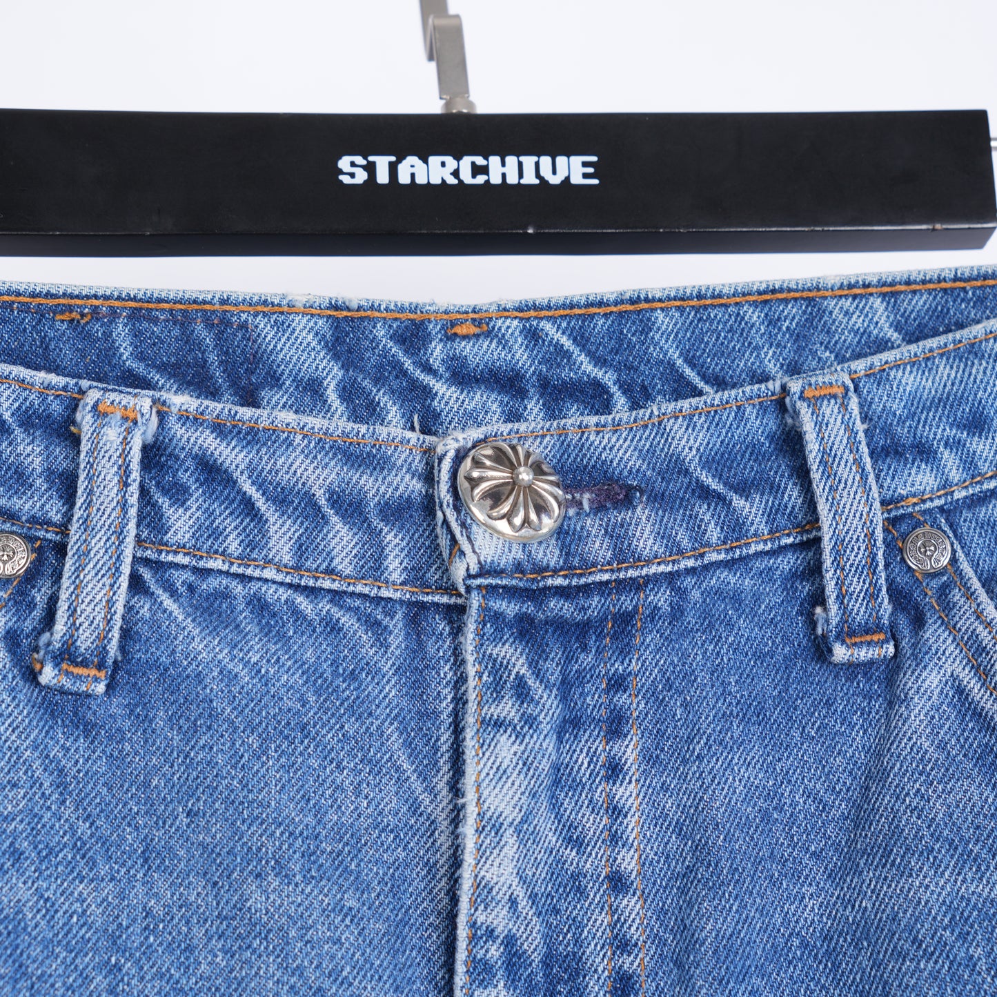 CHROME HEARTS PATCH LIGHT BLUE LEVIS 517