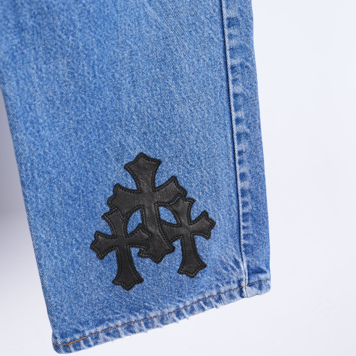 CHROME HEARTS PATCH LIGHT BLUE LEVIS 517