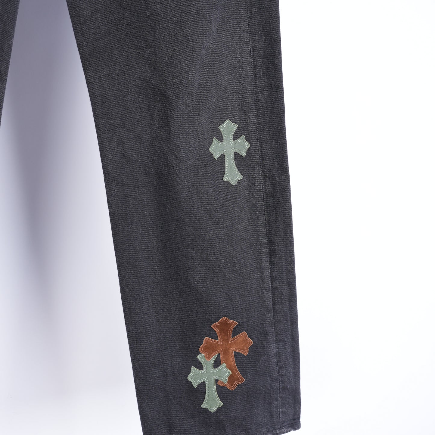 CHROME HEARTS 1/1 BROWN N GREEN BLACK LEVIS