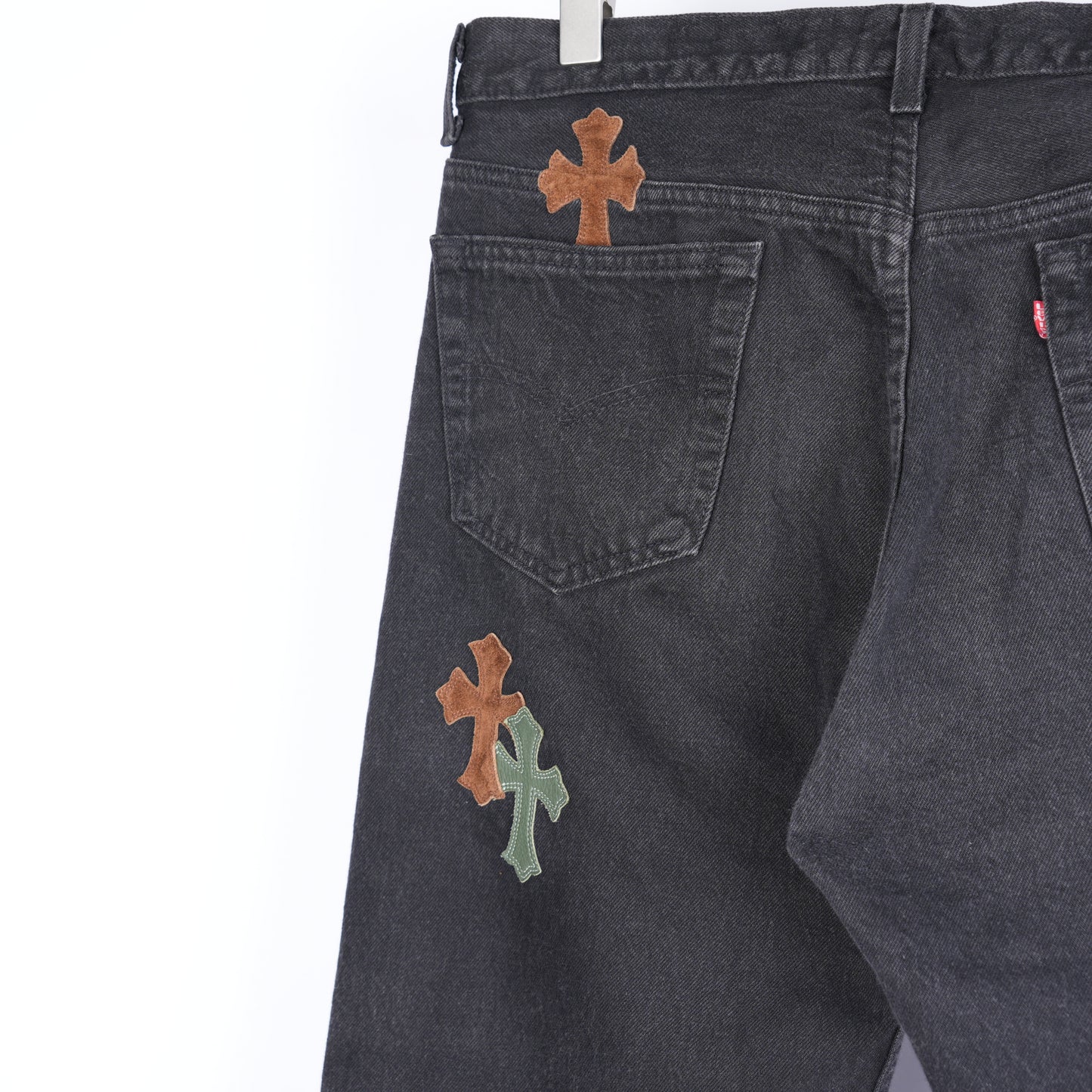 CHROME HEARTS 1/1 BROWN N GREEN BLACK LEVIS