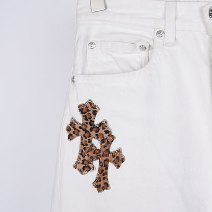 CHROME HEARTS CHEETAH PATCH LEVIS SZ 28