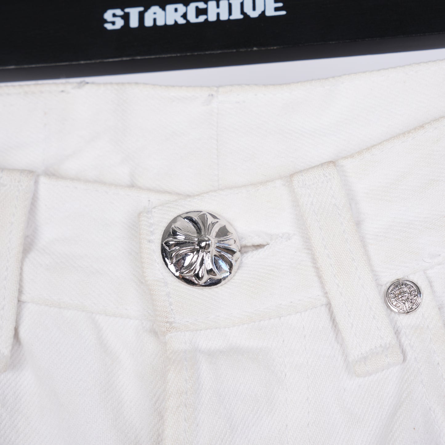 CHROME HEARTS CHEETAH PATCH LEVIS SZ 28