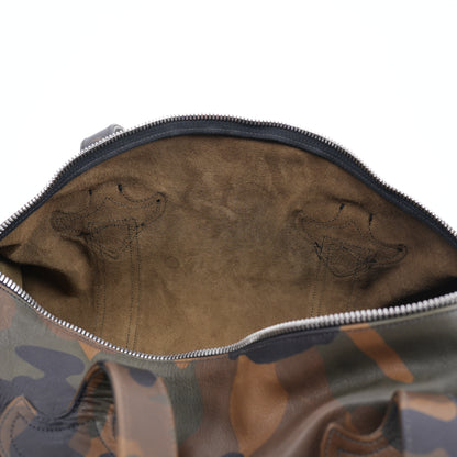 CHROME HEARTS CAMO LEATHER MINI DUFFLE