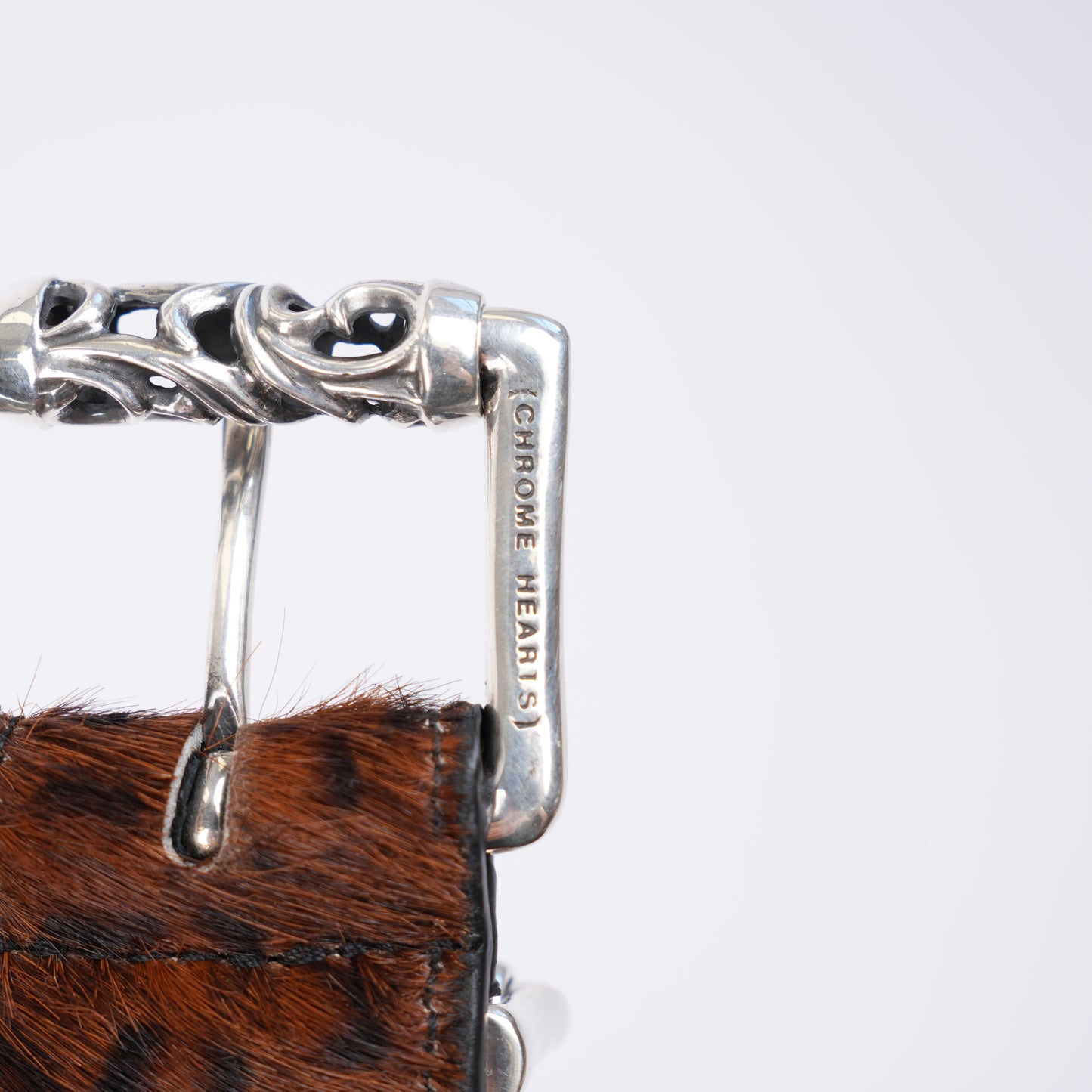 CHROME HEARTS CHEETAH STUDDED ROLLER BELT