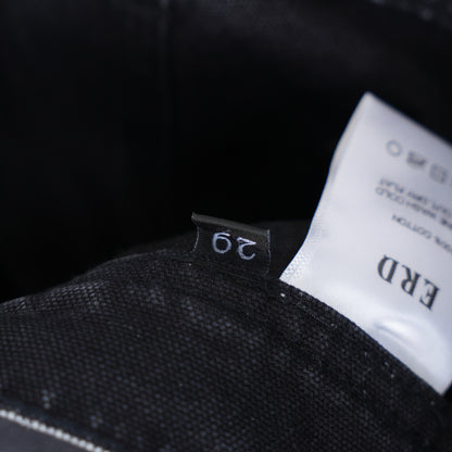 ERD Distressed Faded Black Carpenter Pants