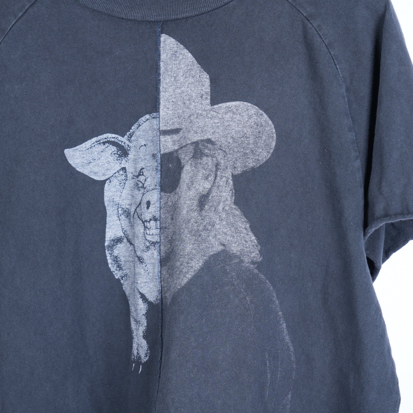 ERD JUNK PIG ASSEMBLAGE RAGLAN SHIRT