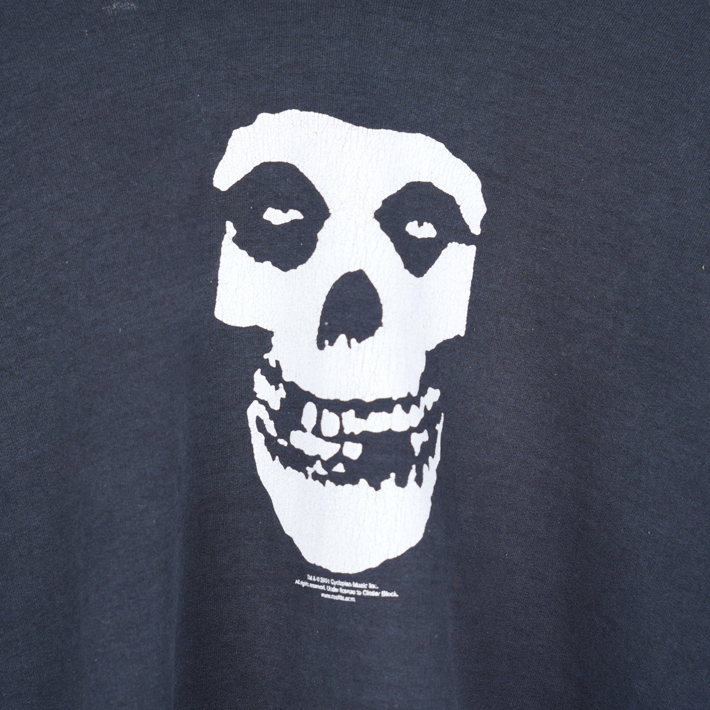 VINTAGE MISFITS SKULL BLACK HOODIE