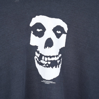 VINTAGE MISFITS SKULL BLACK HOODIE