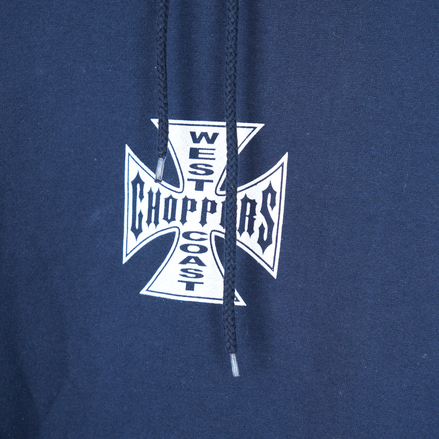 VINTAGE NAVY WCC WEST COAST CHOPPERS HOODIE