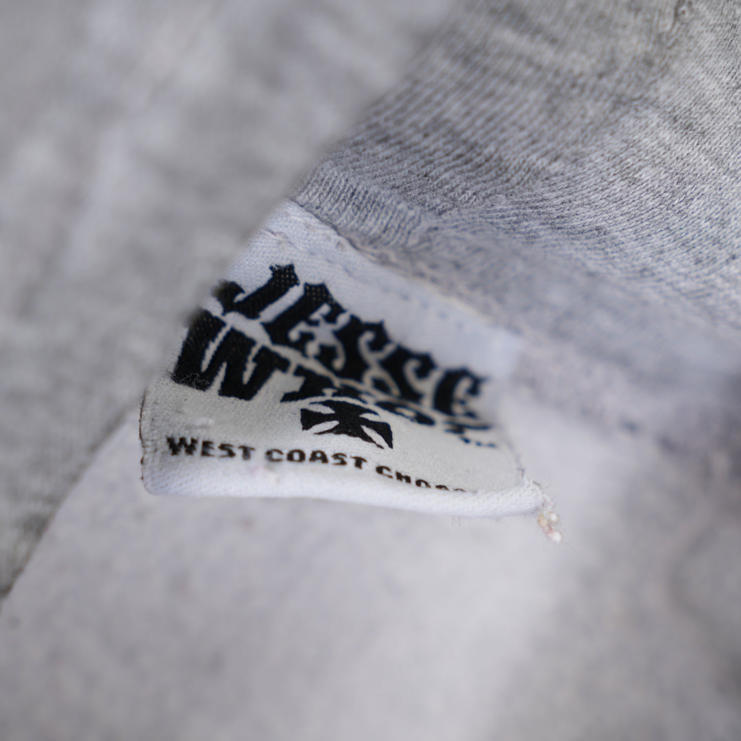 VINTAGE GRAY WCC WEST COAST CHOPPERS HOODIE