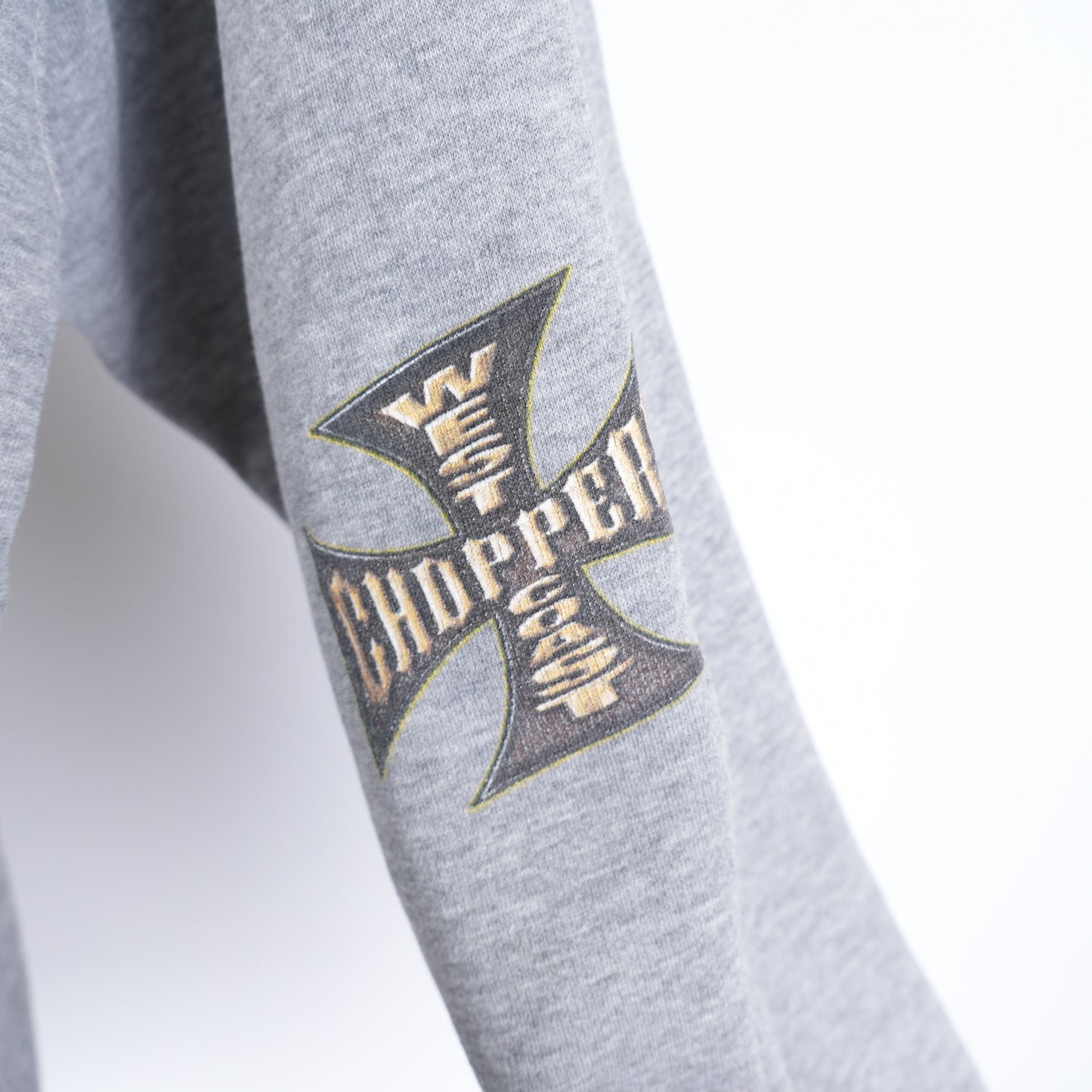VINTAGE GRAY WCC WEST COAST CHOPPERS HOODIE
