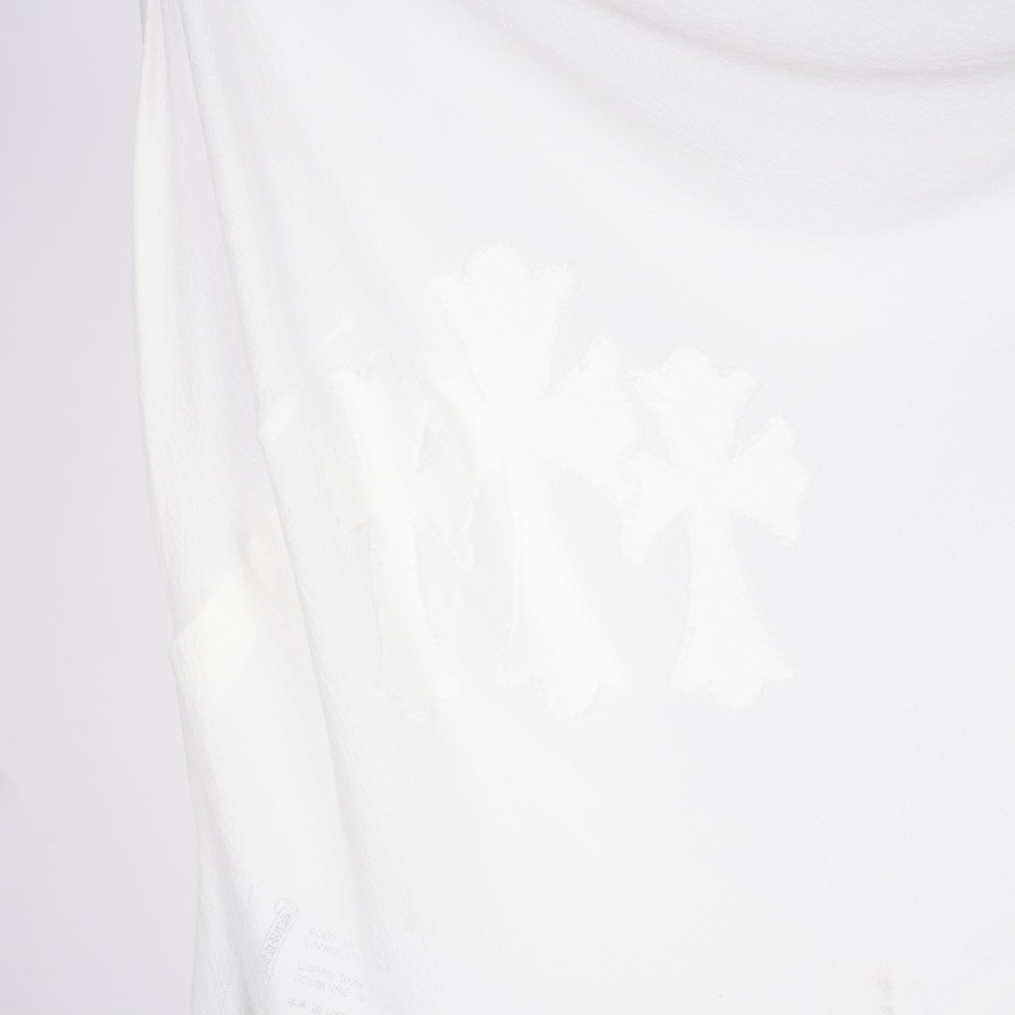CHROME HEARTS 100% SILK CROSS PATCH WOMEN'S DRESS