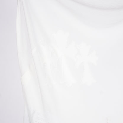 CHROME HEARTS 100% SILK CROSS PATCH WOMEN'S DRESS