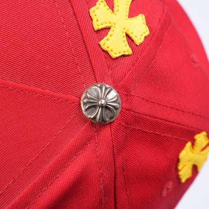 CHROME HEARTS RED PATCH HAT