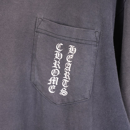 CHROME HEARTS VINTAGE FADED SCROLL LOGO LONG SLEEVE