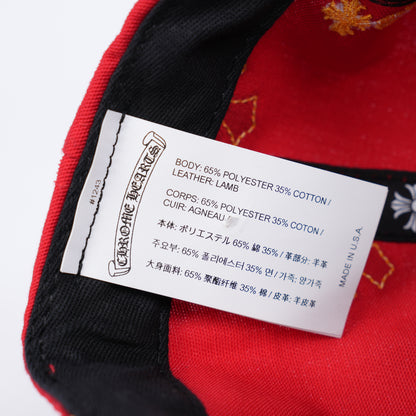 CHROME HEARTS RED PATCH HAT