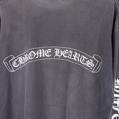 CHROME HEARTS VINTAGE FADED SCROLL LOGO LONG SLEEVE