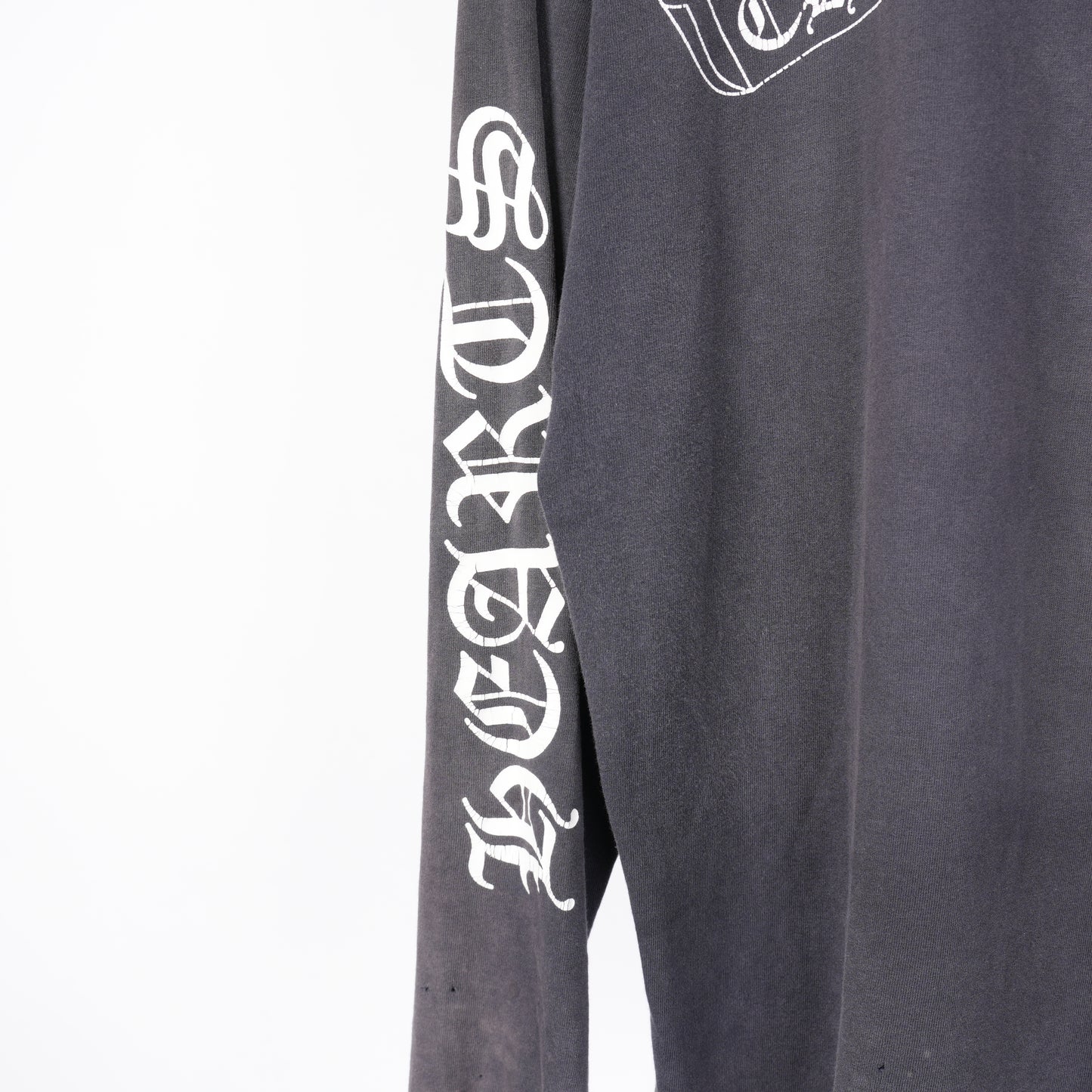 CHROME HEARTS VINTAGE FADED SCROLL LOGO LONG SLEEVE