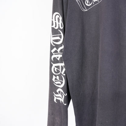 CHROME HEARTS VINTAGE FADED SCROLL LOGO LONG SLEEVE