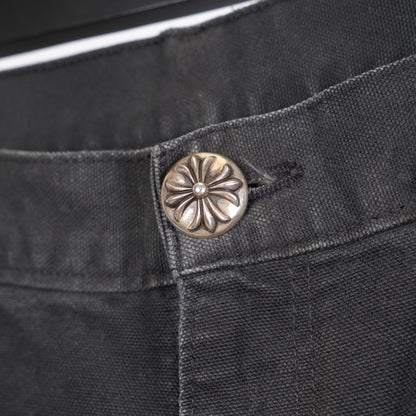 CHROME HEARTS SEX RECORDS DOUBLE KNEE CARPENTERS WHITE CAMO PATCH