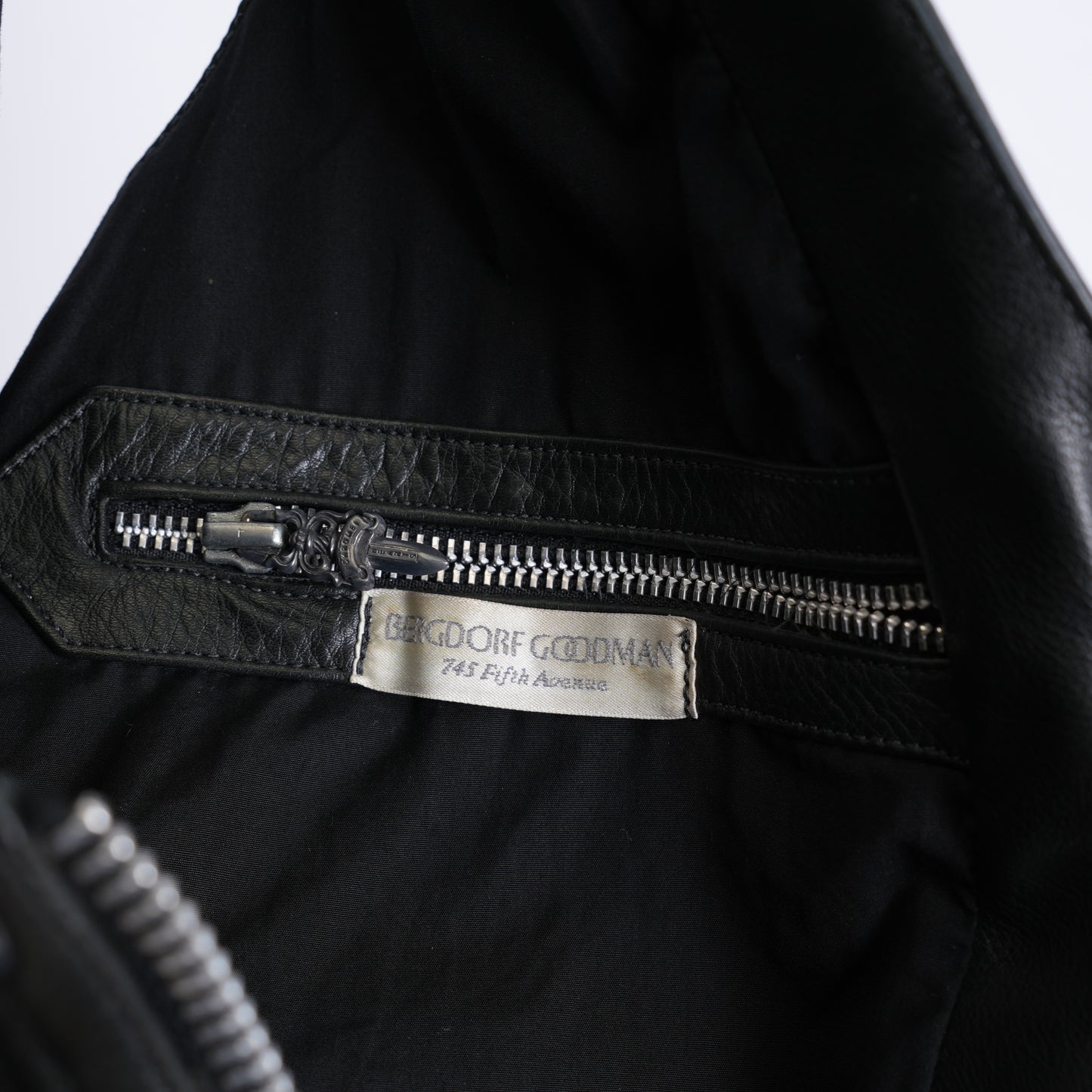 CHROME HEARTS EARLY 90S FLEUR DE LIS LEATHER VEST