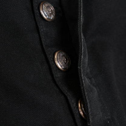 CHROME HEARTS BLACK PATCH BLACK DOUBLE KNEE CARPENTERS