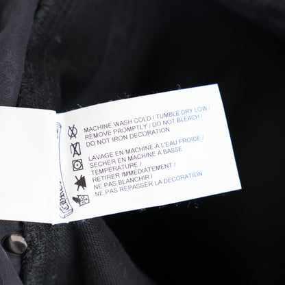 CHROME HEARTS BLACK PATCH BLACK DOUBLE KNEE CARPENTERS