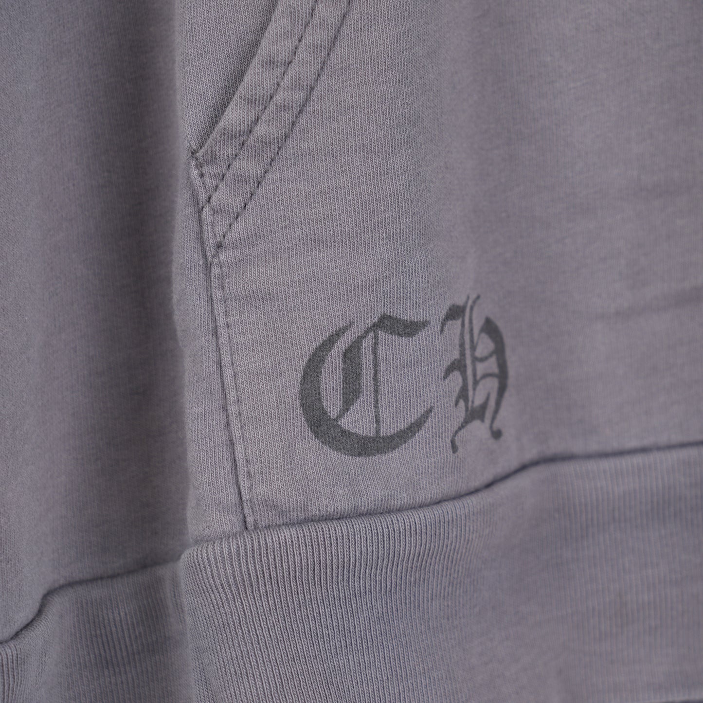 CHROME HEARTS VINTAGE SPIRAL LOGO ZIP UP HOODIE