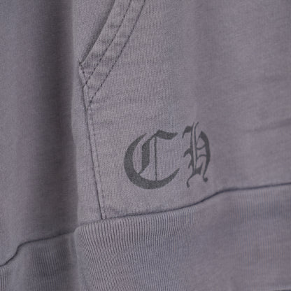CHROME HEARTS VINTAGE SPIRAL LOGO ZIP UP HOODIE