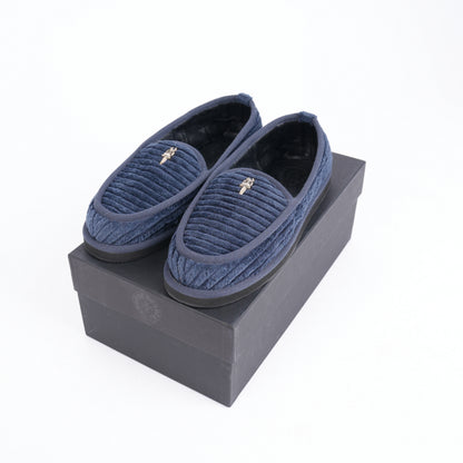 CHROME HEARTS DAGGER LOAFERS NAVY NEW WITH BOX SIZE 42