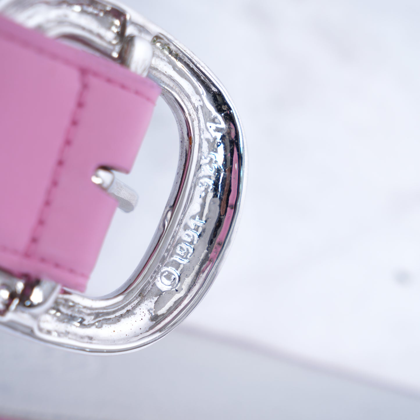 CHROME HEARTS PINK GUNSLINGER BELT