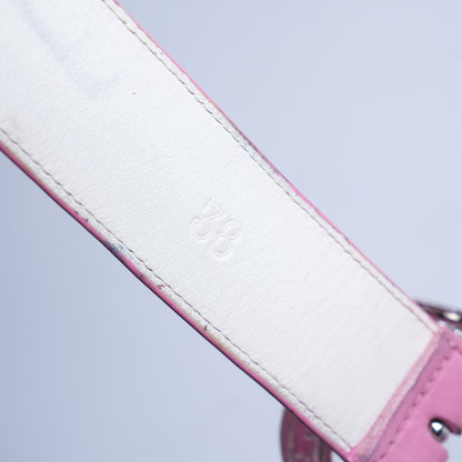 CHROME HEARTS PINK GUNSLINGER BELT