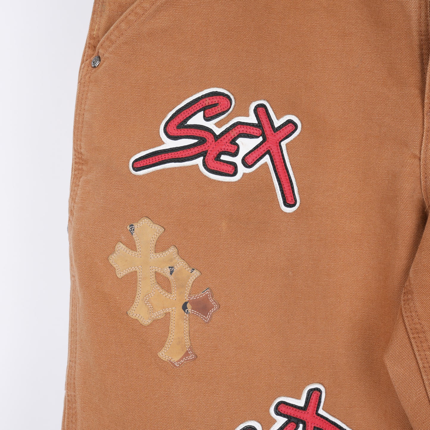 CHROME HEARTS SEX RECORDS CARPENTER PANTS