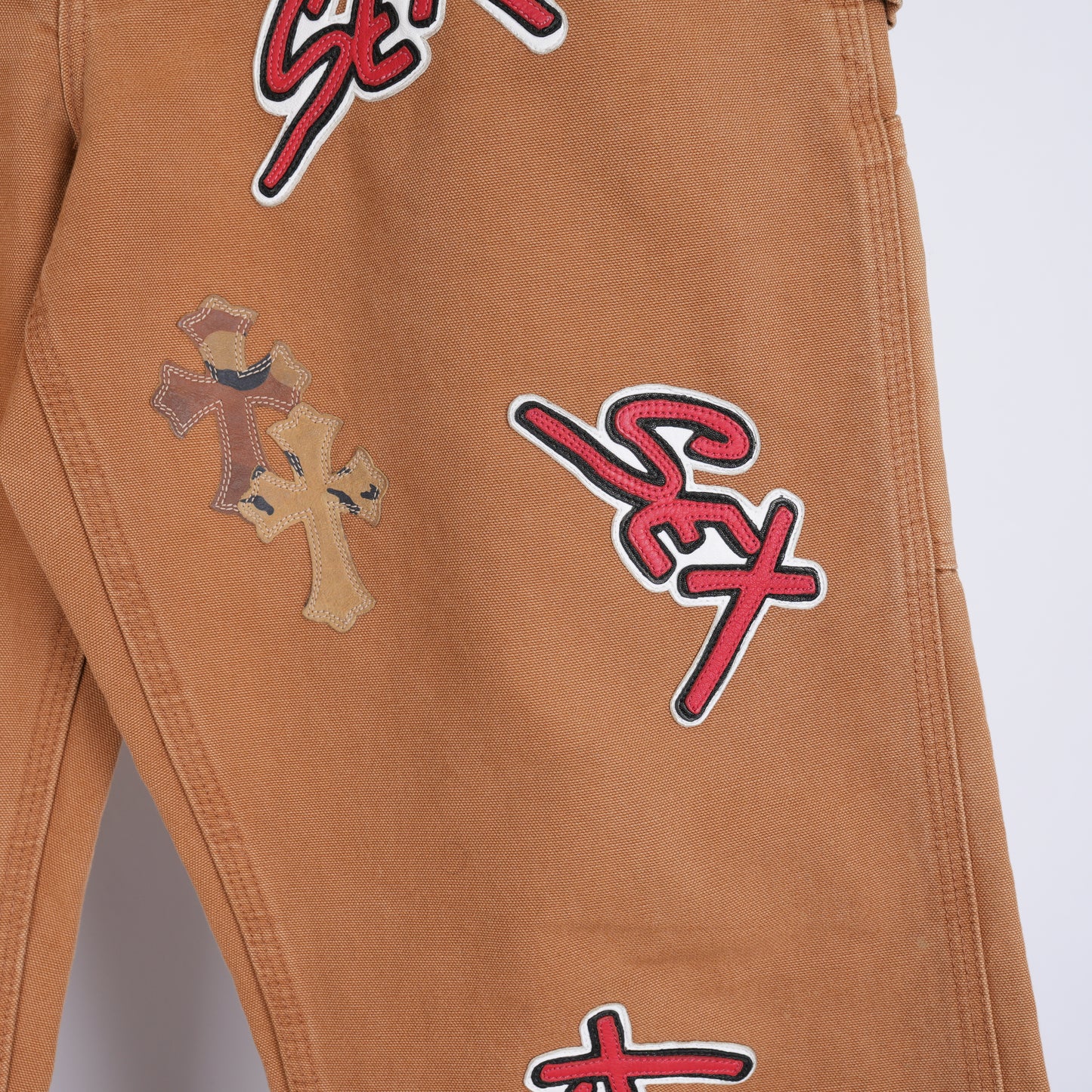 CHROME HEARTS SEX RECORDS CARPENTER PANTS