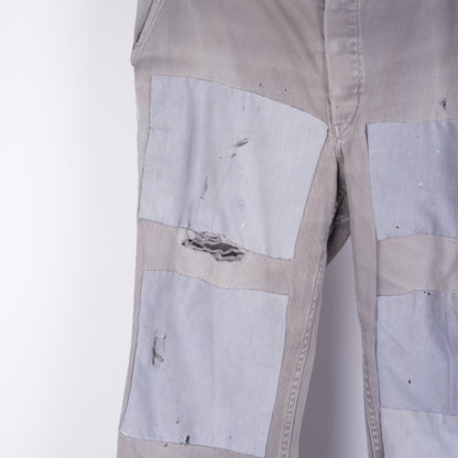 TRUE VINTAGE FRENCH PATCHED WORKWEAR PANTS