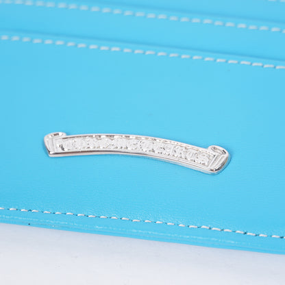 CHROME HEARTS BABY BLUE DAGGER CARD WALLET