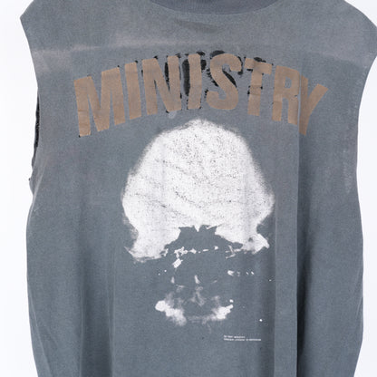 VINTAGE MINISTRY CUT OFF T-SHIRT