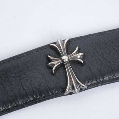 CHROME HEARTS CROSS STUDDED BELT STRAP