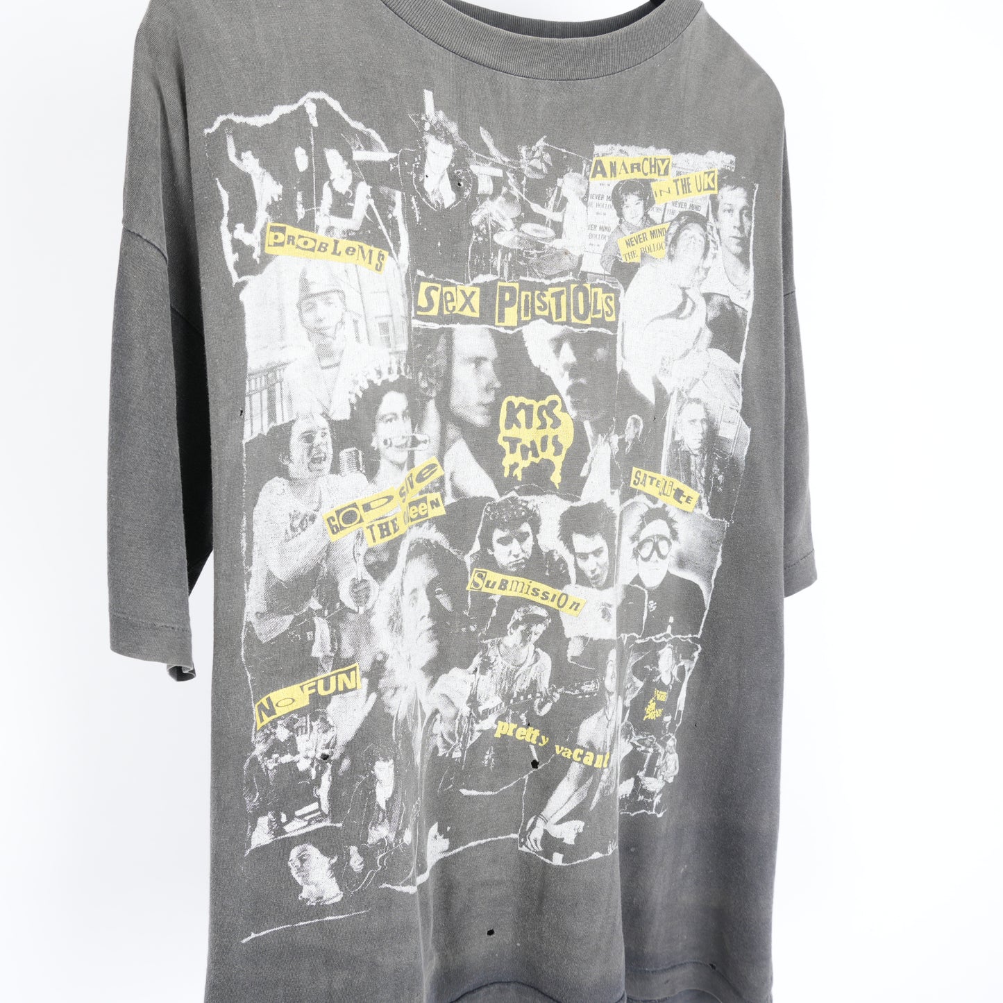 VINTAGE 1990S FADED SEX PISTOLS TEE EURO BOOTLEG