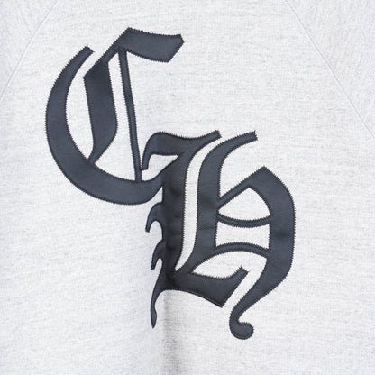 CH CEMETERY BLACK PATCH HEATHER GREY CREWNECK