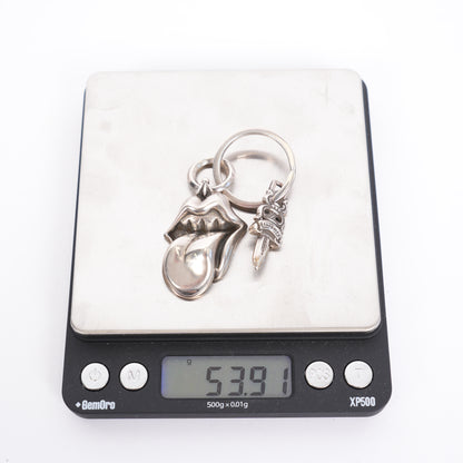 CHROME HEARTS ROLLING STONES DAGGER KEY CHAIN