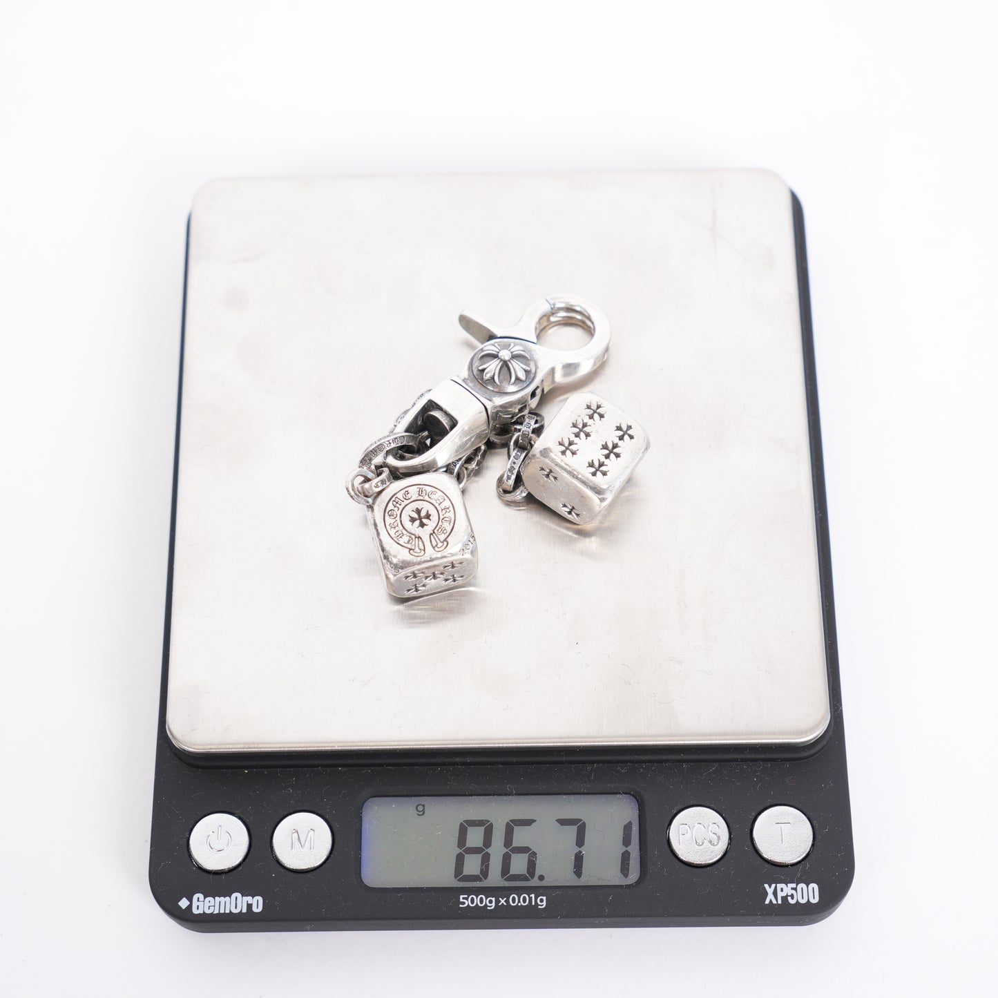 CHROME HEARTS DICE KEY CHAIN
