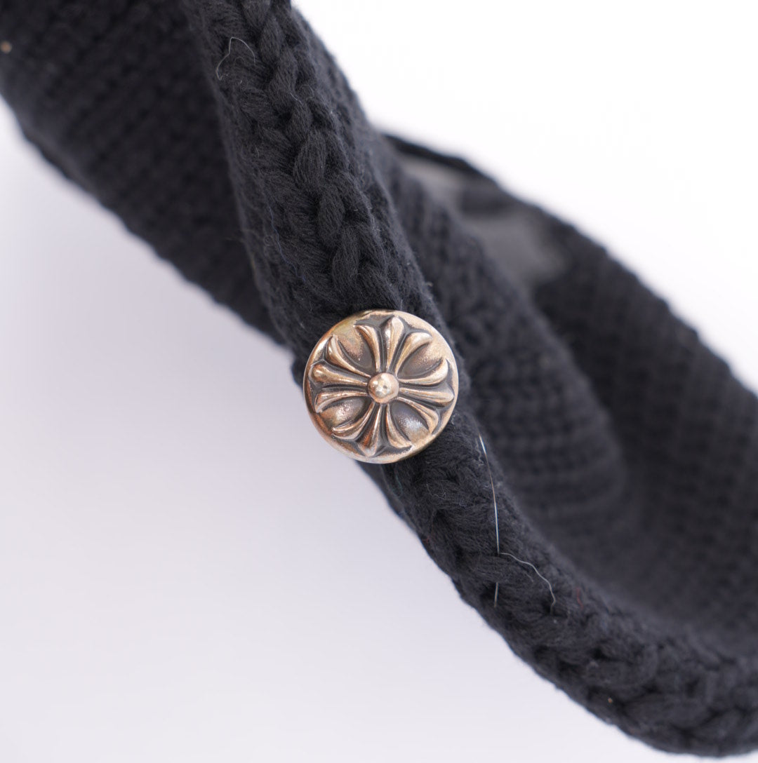 CHROME HEARTS BLACK PATCH BEANIE