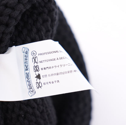 CHROME HEARTS BLACK PATCH BEANIE