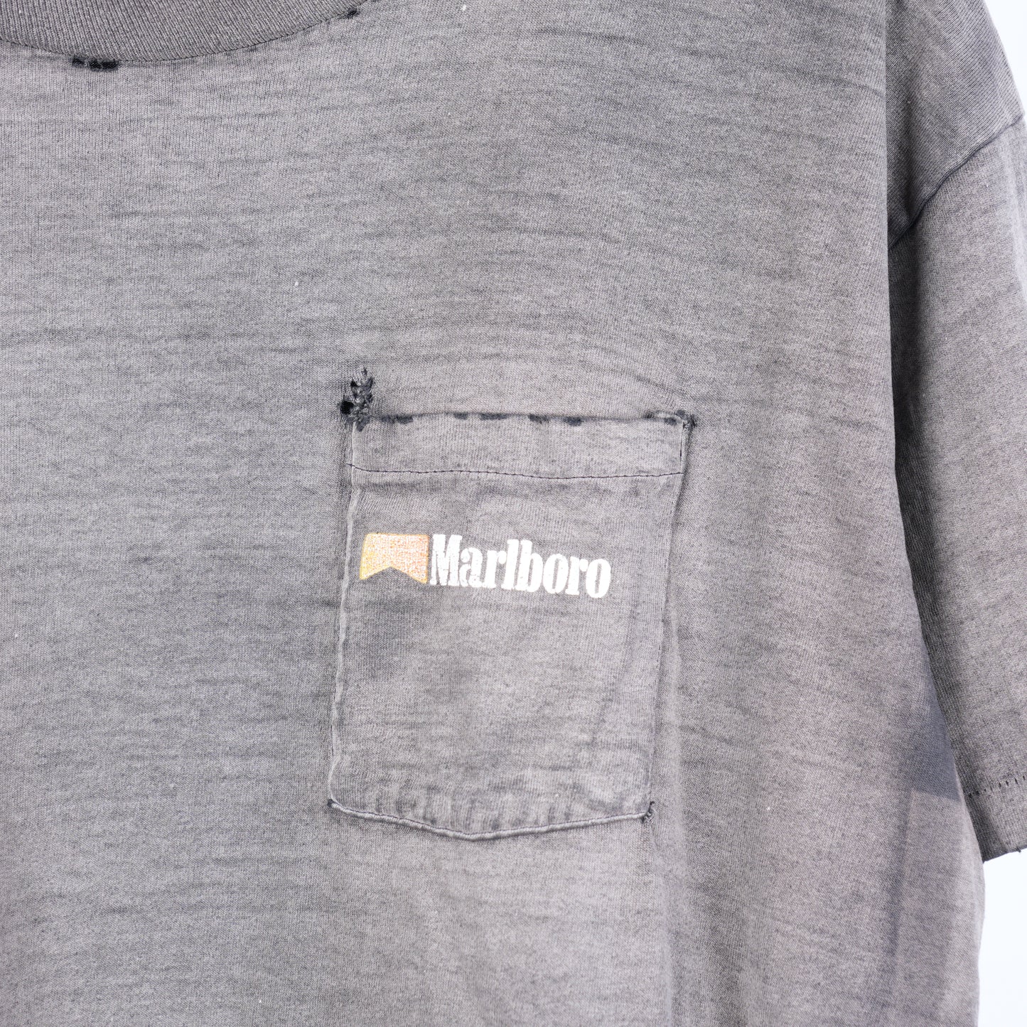 FADED VINTAGE  BLUE MARLBORO TEE